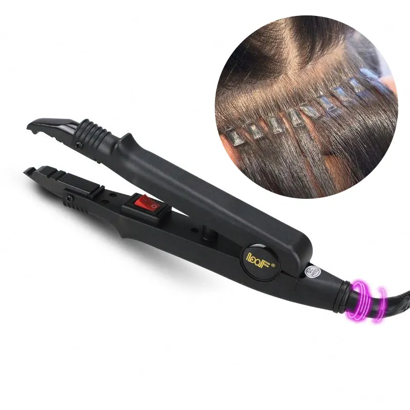 2023 Newest Portable Loof Iron 6D Hair Extension Machine Keratin Hair Extensions Tool Hair Extension Tool Kit