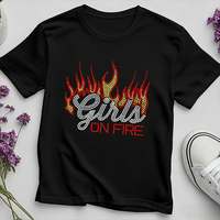 Transfert thermocollant personnalisé avec motif flamme et strass pour T-shirts