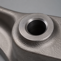 Bras de commande en fonte ductile usiné CNC de précision sur mesure pour engins de construction, bras oscillant moulé