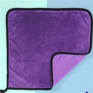 Petite serviette de séchage absorbante en microfibre à séchage rapide, tressée, conçue pour éviter de endommager la voiture - Product Image 2