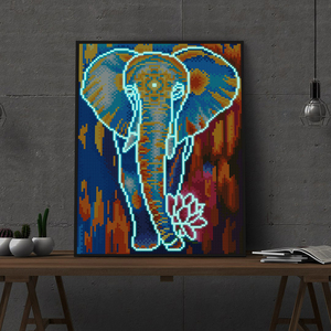 Unique 5D DIY Lumineux Diamant Art Kits pour Adultes Glow Diamant Art Toile Pour Vivre Décor À La Maison - Product Image 6