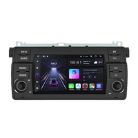 Système de navigation GPS avec écran tactile 2 Din, Carplay Android 2+64G, compatible avec BMW E46 1998-2005, montage sur tableau de bord, garantie 1 an, cartes du monde Google
