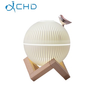 New Style Mini Moon Lamp USB Humidifier & <b>Essential</b> <b>Oil</b> <b>Diffuser</b> Portable Desktop Wood Stand Base Hotel Use Low Noise Wholesale - Product Image 1