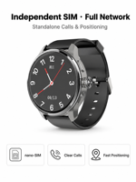Reloj Inteligente Android 4G para Niños con Videollamada, Cámara Giratoria, GPS, Localizador Beidou, SOS, NFC, IPX6, Frecuencia Cardíaca, Oxígeno en Sangre