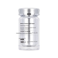 Pilules blanchissantes sur mesure OEM fabriquées au Royaume-Uni avec des tomates blanches et des activateurs nutritionnels de levure SOD pour la synthèse du collagène et l'éclat de la peau