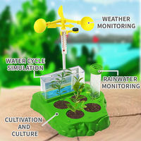 Kit d'expérimentation scientifique de surveillance de la croissance des plantes, mini station météo en gros, jouet DIY, kit d'apprentissage STEM pour enfants