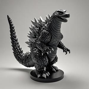 Boneka Monster rumah dalam ruangan, seni kerajinan Resin dilukis tangan karakter Model dalam ruangan