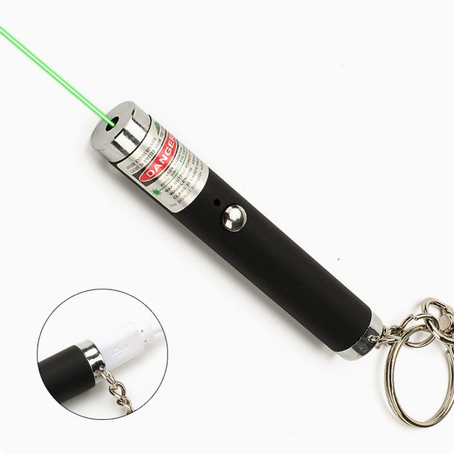 USB Rechargeable Green Laser Pointer Pen Laser Pointer Green Outdoor Laser Power Pointer Pen