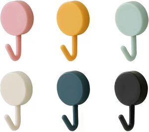 Decorative Self Adhesive Multifunctional Wall Mounted Kitchen Wall <b>Hooks</b> PVC <b>Plastic</b> Support Transparent Eco-Friendly 3cm Nordic - Product Image 2