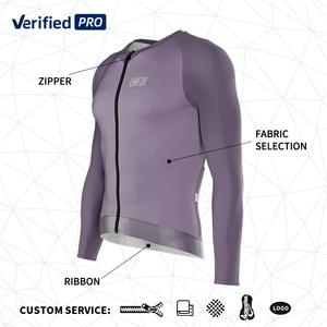 Maglia da <span class=keywords><strong>ciclismo</strong></span> invernale da uomo a maniche lunghe a sublimazione con Design personalizzato LAMEDA - Product Image 2