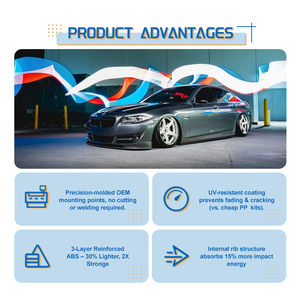 Kit de Carrocería de Conversión de Antiguo a Nuevo para <span class=keywords><strong>BMW</strong></span> F33 F32 F36 Actualización a MT Facelift Parachoques Delantero y Trasero Modificación Años 14-19 - Product Image 5