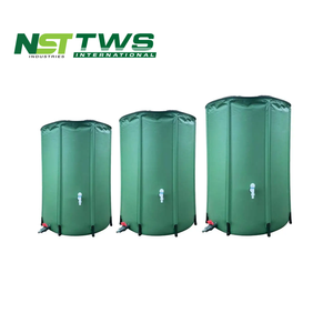 Bâche <span class=keywords><strong>de</strong></span> jardin flexible en PVC 750L Baril <span class=keywords><strong>de</strong></span> pluie Grand réservoir <span class=keywords><strong>de</strong></span> stockage <span class=keywords><strong>d</strong></span>'<span class=keywords><strong>eau</strong></span> pour l'irrigation et la collecte des eaux <span class=keywords><strong>de</strong></span> pluie Tissu industriel - Product Image 1