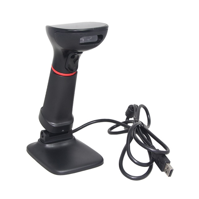 High Quality 2D Barcode Scanner Handheld Barcode Reader Manual USB Wired Barcode Scanner for Retail Supermarket Checkout