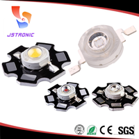Diode LED Jstronic haute puissance 1W 3W 5W UV rouge bleu vert jaune orange blanc violet rose pour l'éclairage
