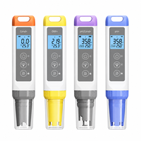 Testeur de qualité de l'eau portable Bluetooth JUNMU / Étanche IP67 / Modes d'affichage multiples / Solutions de calibration multiples