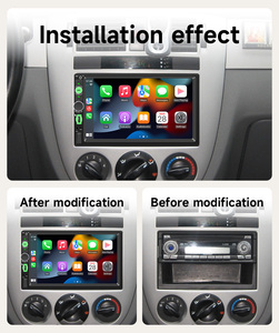 BQCC 2 Din pano araba radyo CD çalar ayna bağlantı geri kamera FM USB AUX dokunmatik ekran medya Stereo F7010C için - Product Image 5