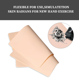 1mm Pink Synthetic Leather Tattoo <b>Practice</b> Skin Double Sided Blank <b>Pad</b> for PMU Training - Product Image 4