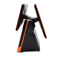 Système de point de vente tout-en-un TS-15611630 15,6"+11,6" I5 8ème génération Double écran tactile Windows 8 Go/16 Go Caisse enregistreuse pour restaurants cafés