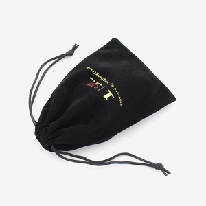 Sac de toilette en velours à cordon, petite pochette pliable avec coutures, idéal pour bijoux ou cartes de tarot - Ventes flash - Product Image 6