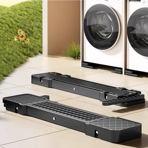 <span class=keywords><strong>Support</strong></span> de rouleau mobile universel de chariot de meubles de charge de 200KG / 440Lbs <span class=keywords><strong>pour</strong></span> la machine à laver - Product Image 1