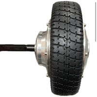 Moteur sans balais 8 pouces à courant continu Motoréducteur planétaire 24V48V Encodeur 10 km/h 15 km/h Frein magnétique à couple élevé à basse vitesse