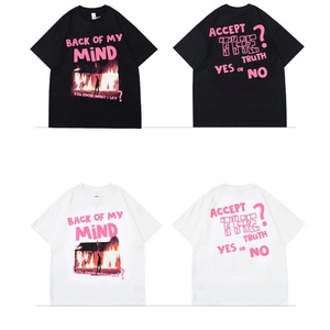 เสื้อผ้าสตรีทแวร์ผ้าฝ้ายแท้ 100% ลายพิมพ์ 3 มิติ สกรีนลาย ระบายอากาศได้ดี ไม่เป็นขุย ใส่สบายในฤดูร้อน ดีไซน์ปรับแต่งได้สำหรับผู้ชาย - Product Image 1