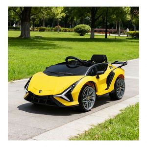 Auto Eléctrico para Niños, Diseño de Bordes Suaves, Construcción de Plástico Resistente, Reproductor de Música MP3, Resistente a Arañazos, 4 Ruedas - Product Image 1