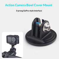 Soporte de Tapa Superior para Manillar de Bicicleta de Aleación de Aluminio para Cámaras de Acción DJL Insta 360 GoPro, Accesorios para Bicicleta