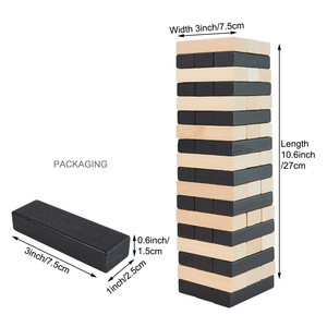 ألعاب حفلات للكبار مخصصة ، ألعاب خشبية ، ألعاب تكديس ألواح الشرب ، كتل برج الشرب - Product Image 2