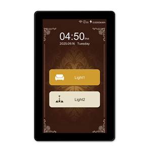 Vollbild-Smart-Lichtsc halter | Multi-Mode 1/2/Gang Vorhang Benutzer definiertes Symbol & Name Unterstützt WiFi Tuya Touch Panel Wand schalter - Product Image 1