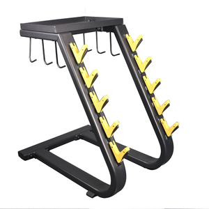 Equipos de Gimnasio en Casa, Mancuernas de Neopreno Económicas, 10 Pares de Mancuernas Hexagonales de Goma Ajustables de 50 kg, Soporte para Mancuernas - Product Image 4