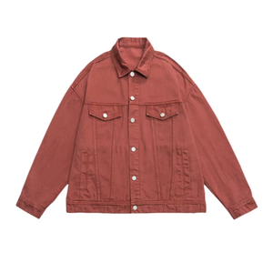 แจ็คเก็ตยีนส์หนาแบบคาวบอยแฟชั่น สกรีนโลโก้ตามสั่ง แจ็คเก็ตยีนส์สีดำ แจ็คเก็ตยีนส์ผู้ชาย ปั๊มโลโก้ - Product Image 5