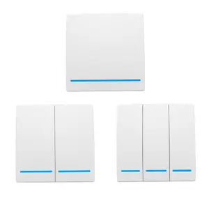 Fai da te wireless zigbee 1/2/3 gang scenario pulsante alimentato a batteria programmi di illuminazione tuya smart life telecomando alexa wifi scene switch