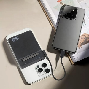 Batería Externa para Teléfono, Batería de Estado Semisólido de 5000 mAh, Tamaño de Tarjeta de Crédito, Carga Inalámbrica con Cable Tipo C - Product Image 1