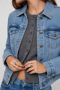 Premium Quality Women Denim Jacket Stylish Casual Full Sleeve <b>Jean</b> Jacket For Winter Wear Street Fashion Available For Sale - Product Image 3