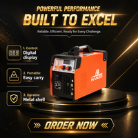 Prix d'usine Nouvelle machine à souder Hanzo Inverter MIG MAG 200 portable 3-en-1 avec fonction sans gaz Soldador