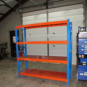 Heavy-Duty boltless 4 cấp thép lưu trữ giá công nghiệp đa cấp kim loại kệ Hệ thống bảo vệ chống ăn mòn cho lưu trữ số lượng lớn - Product Image 3