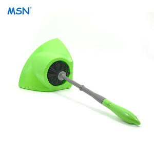 现代设计处女PP合成长丝马桶刷桶套装塑料浴室清洁工具 - Product Image 4