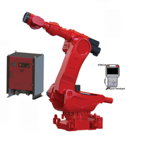 Robot Industrial Compacto de Alta Velocidad de 6 Ejes con PLC, Brazo Robótico Articulado con Capacidad de Carga de 500 kg para Tareas de Paletización y Carga