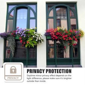 One Way Mirror <b>Film</b> Modern PET Thermal Insulation <b>Self</b> <b>Adhesive</b> UV Protection Privacy Solar Tint Explosion-proof 5 Year Warranty - Product Image 2