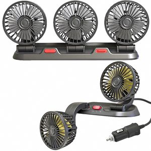 Ventilateur de voiture à trois têtes 2025 – Souffleur de ventilation automobile pour SUV, camping-car, camion, bateau, cabine, embarcation, <span class=keywords><strong>gadget</strong></span> - Product Image 1