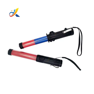 Varita de tráfico intermitente roja y azul multifunción de 30cm, Bombilla Led, bastón Led de tráfico - Product Image 5