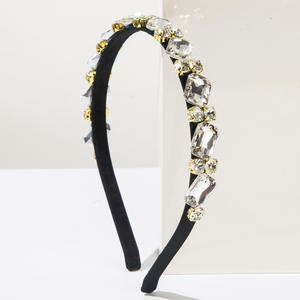 Diadema de Cristal y Diamantes Vintage para Mujer, Elegante Accesorio para Novia Estilo Coreano, Diadema Elegante Coreana - Product Image 4