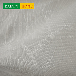 Rideaux en tulle à <span class=keywords><strong>motif</strong></span> <span class=keywords><strong>bambou</strong></span> luxueux et protecteurs contre les UV, 100% polyester, style moderne, ouverture bipartite gauche/droite - Product Image 4