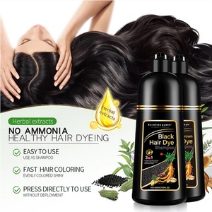 ครีมย้อมผมสมุนไพรสีดำถาวรเกรดพรีเมียมสำหรับทุกสภาพเส้นผม - Product Image 4