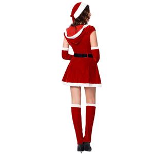 Costume da Babbo Natale per <span class=keywords><strong>Donna</strong></span>, <span class=keywords><strong>Abito</strong></span> Invernale da Signora Babbo Natale per Cosplay <span class=keywords><strong>Natalizio</strong></span> - Product Image 3