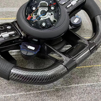 Volant de direction de voiture personnalisé en fibre de carbone à 4 branches de 45 mm pour Mercedes-Benz Performance W167 W177 W190 W213 W217 W222