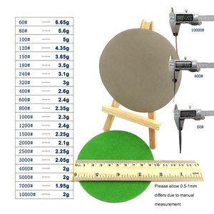 Disco de lijado de 4 pulgadas y 100mm, papel de lija abrasivo, gancho y bucle, papel de lija húmedo y seco para herramientas abrasivas, pulidor de madera y <span class=keywords><strong>Metal</strong></span> para coche - Product Image 3