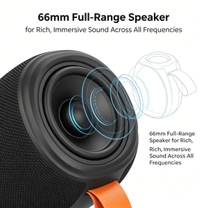 Portable Wireless <b>Bluetooth</b> <b>Speaker</b> <b>with</b> 66mm Big Driver IPX4 Waterproof RGB <b>Light</b> for Outdoor Camping - Product Image 6