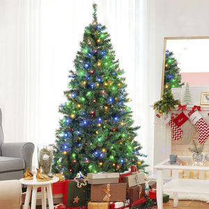 Cây thông Noel nhân tạo chất lượng cao, có đèn trang trí sẵn, hai màu, đứng, cao <span class=keywords><strong>120CM</strong></span>, 150CM, 180CM, 210CM, chất liệu PVC pha thông, có thể gấp gọn - Product Image 5